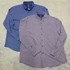 Men's‎ CON.STRUCT Slim Fit Button Down Long Sleeve Shirt XL